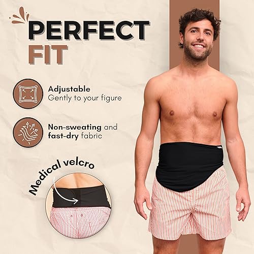 Miniatura 6 de SIIL Cinturón de ostomía para hombres y mujeres  Aprobado por la FSA y la FHA  Fundas de bolsa de ostomía premium  Deportes y natación  Cinturones