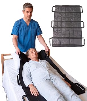 PEPE Mobility Bed Positioning Pad with 6 Handles for Elderly, 42" x 27"