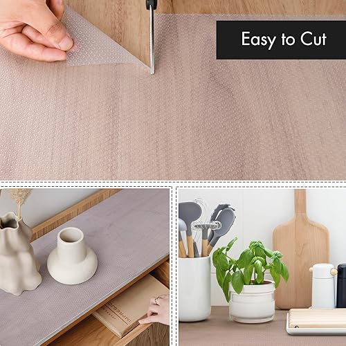 Miniatura 7 de Cooyes Revestimiento para estanterías  Revestimiento de gabinete de alta calidad para cocina  Revestimientos antideslizantes para armarios de cocina