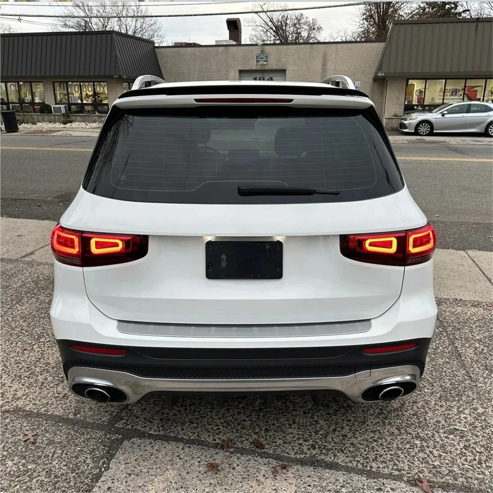 Dla M&ercedes Dla B&enz GLB X247 GLB180 200 GLB35 AMG 2019-2025 Spoiler Bagażnika Skrzydło Na Klapie Lotka Tylny Tylny Spojler Dachowy Spoiler Trunk Wing(Glossy Black)