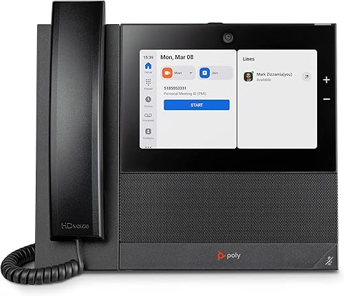 Miniatura 7 de Poly CCX 700 Video Teléfono IP con auricular - SIP abierto (alimentación no incluida) (renovado)