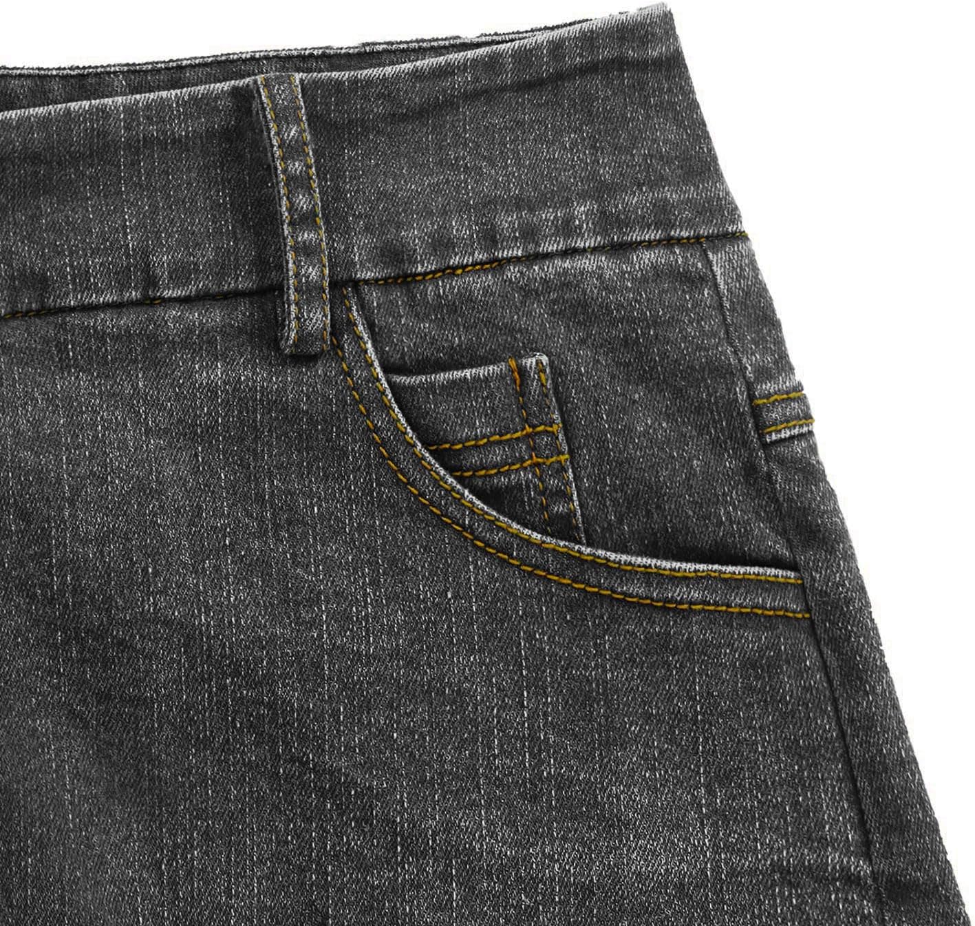 Women's Mini Denim Shorts Low Rise Stretch Jeans Shorts Sexy Hot Pants - Image 6