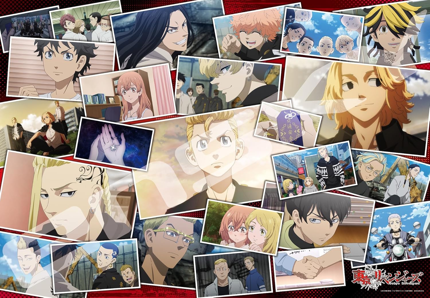 Ensky 1000T-302 Tokyo Revengers MEMORIES Jigsaw Puzzle, 1000 Pieces