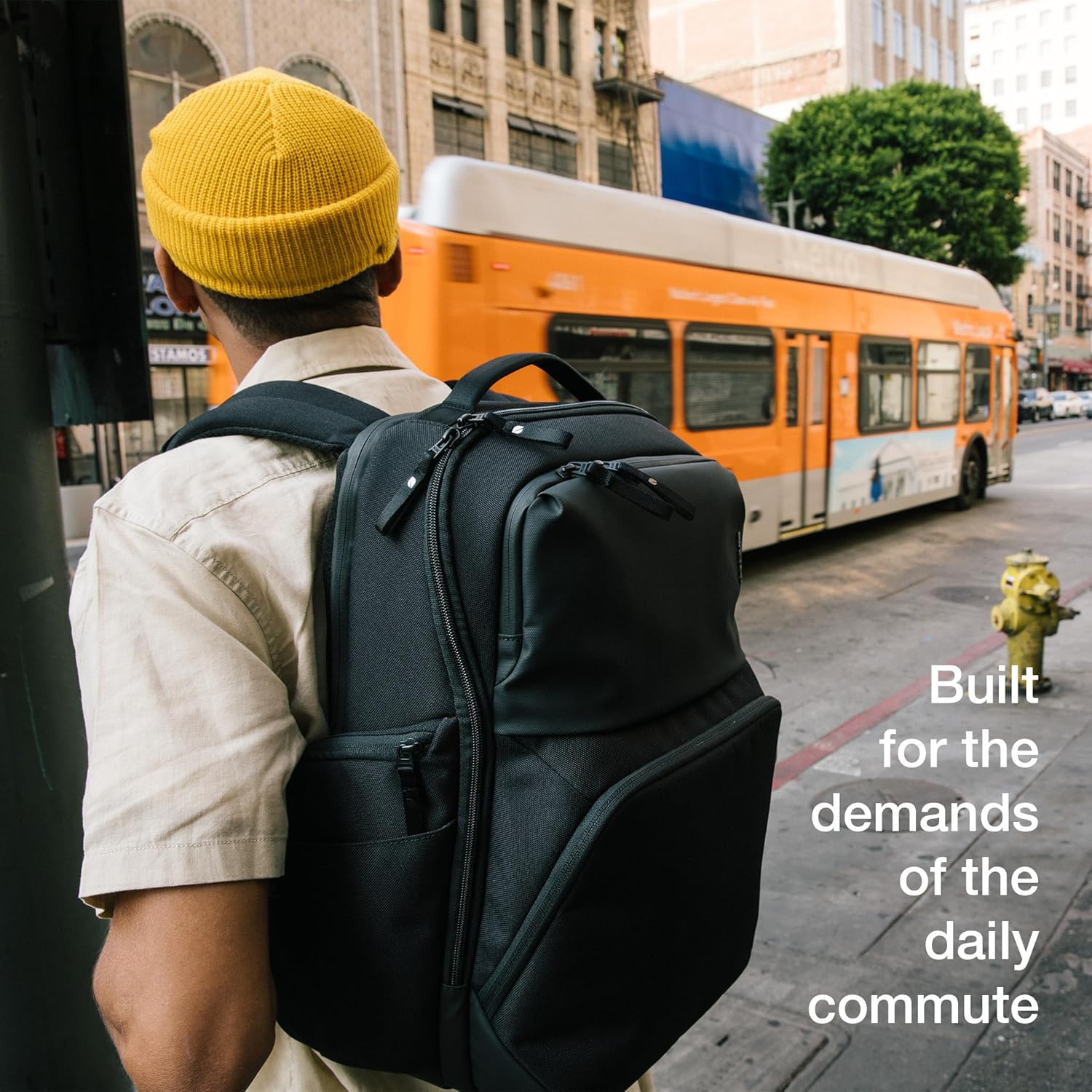 Incase A.R.C. Commuter Backpack 26L – Work and Laptop Bag – Fits up to 16 inch Laptop and MacBook – RFID Pocket, 6 Zippered Compartments, Tablet Sleeve – Everyday and Travel Backpack – Black