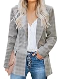 Women&apos;s Casual Long Sleeve Lapel Button Slim Work Office Blazer Jacket