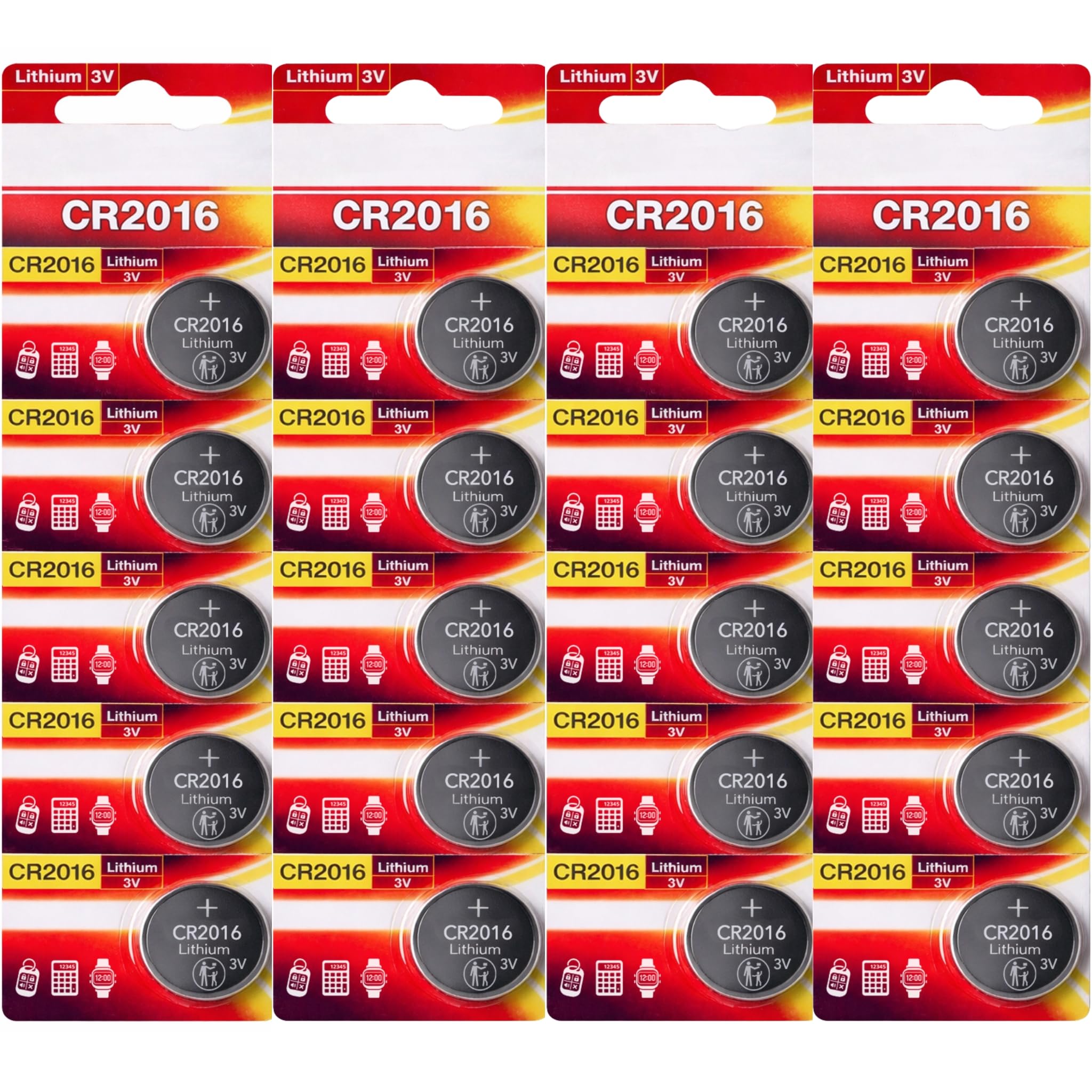 CR2032 Batteries, Long Lasting 3V Lithium Coin Cell 2032 Battery for Apple Airtag, Car Key Fobs, Watches, Heart Rate Monitors, Scales, LED Candles, Calculators & Other Small Devices (Pack of 2) — view 13