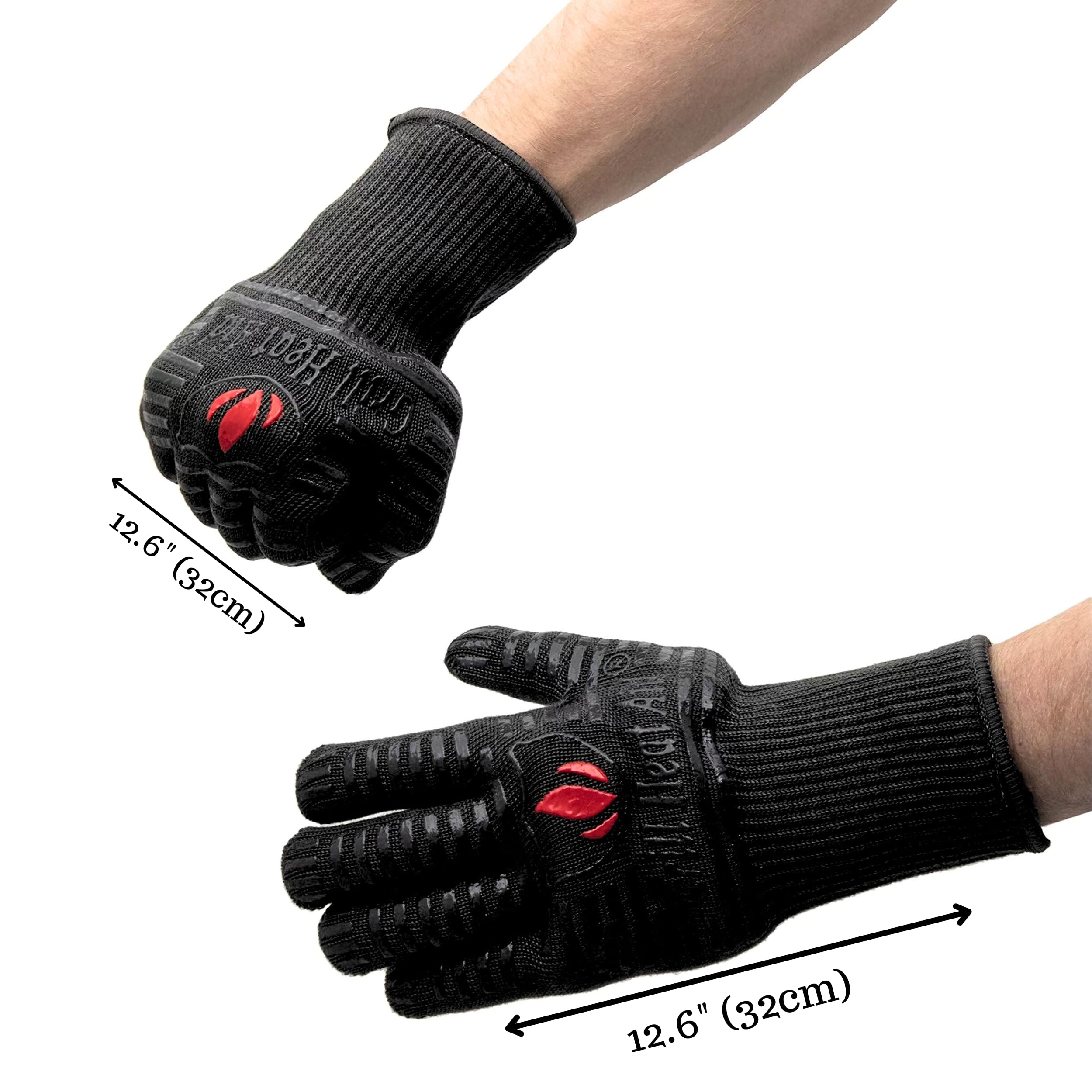 Guantes de Horno, colores múltiples., talla única , Negro (Full Black) 3