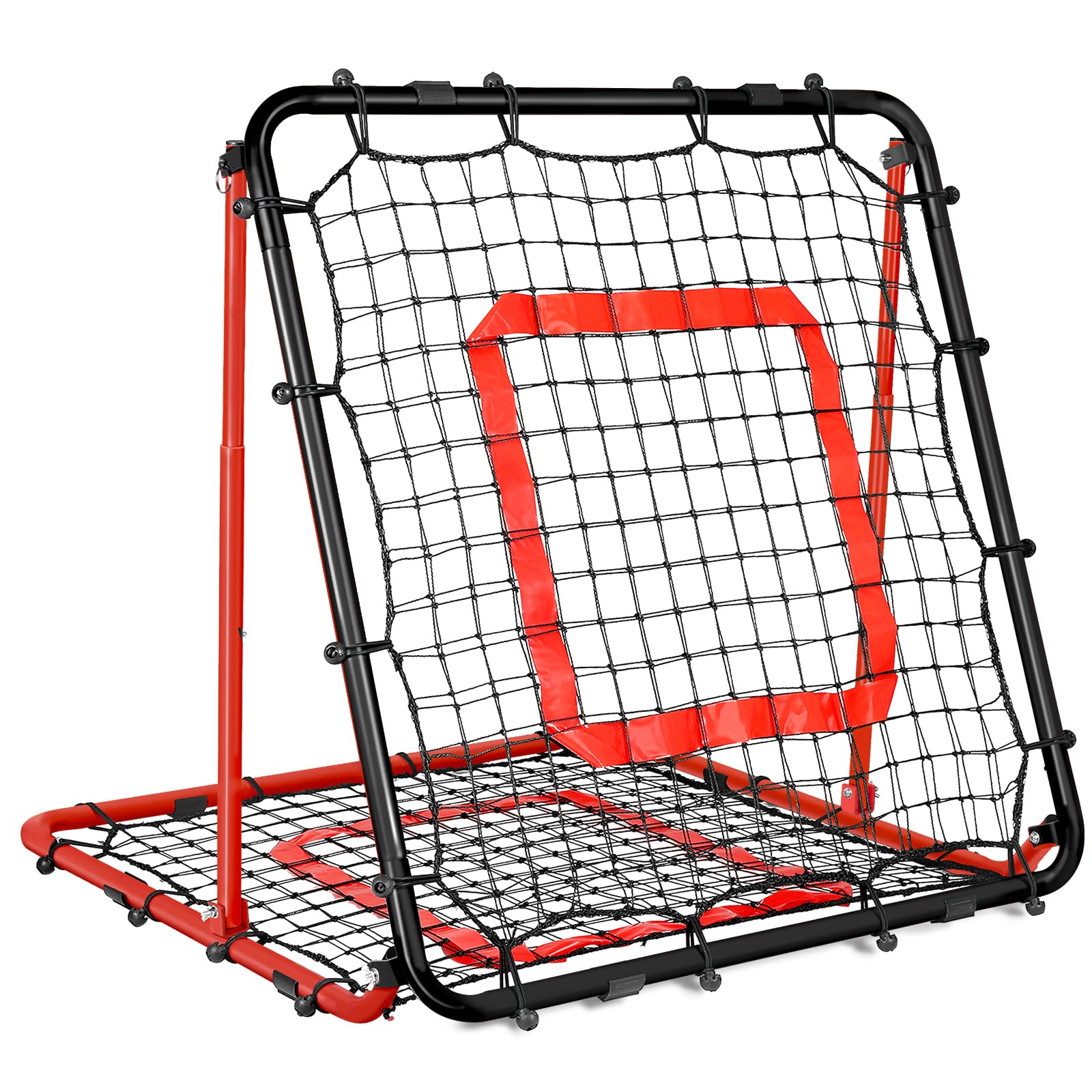 BaseGoal Rebounder für Fußball 85 * 85cm, 8 Winkel Einstellbar