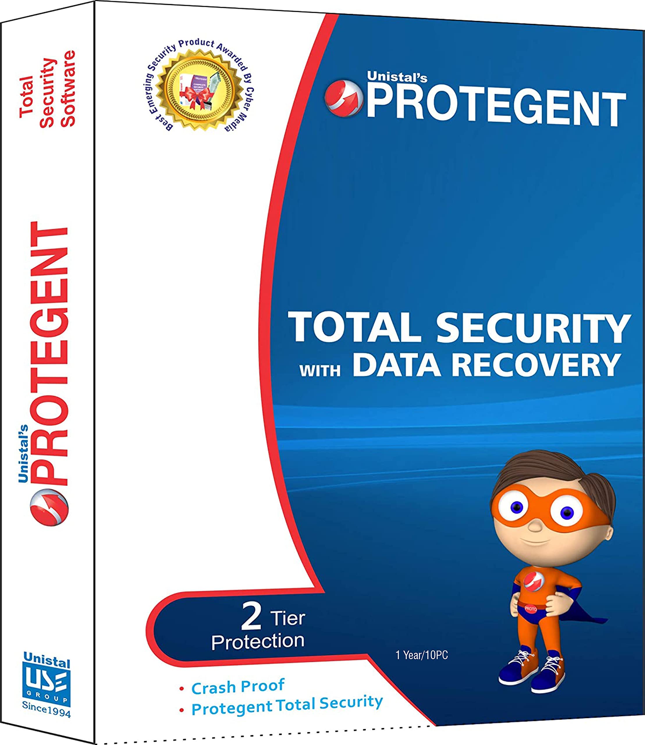 Protegent Total Security Antivirus Software /Internet Security Anti-Phishing, Anti Spyware, with Data Recovery Software 1Yr/10PC (B098G2Q1RZ) Amazon Price History, Amazon Price Tracker