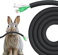 Vista 16 de Protector de Cable para Perros y Gatos 3.05m - 1/2 pulgada, Funda Flexible para Cables para una Fácil Gestión de Cables, Protege los Cables