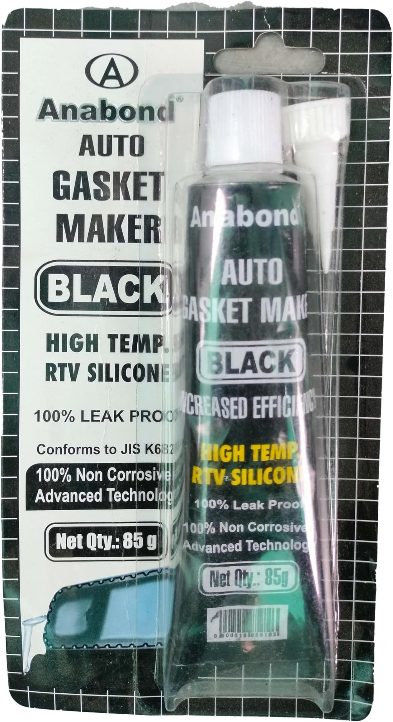 Anabond RTV Silicone Gasket Maker Black 85 GMS High Temp (4) Amazon