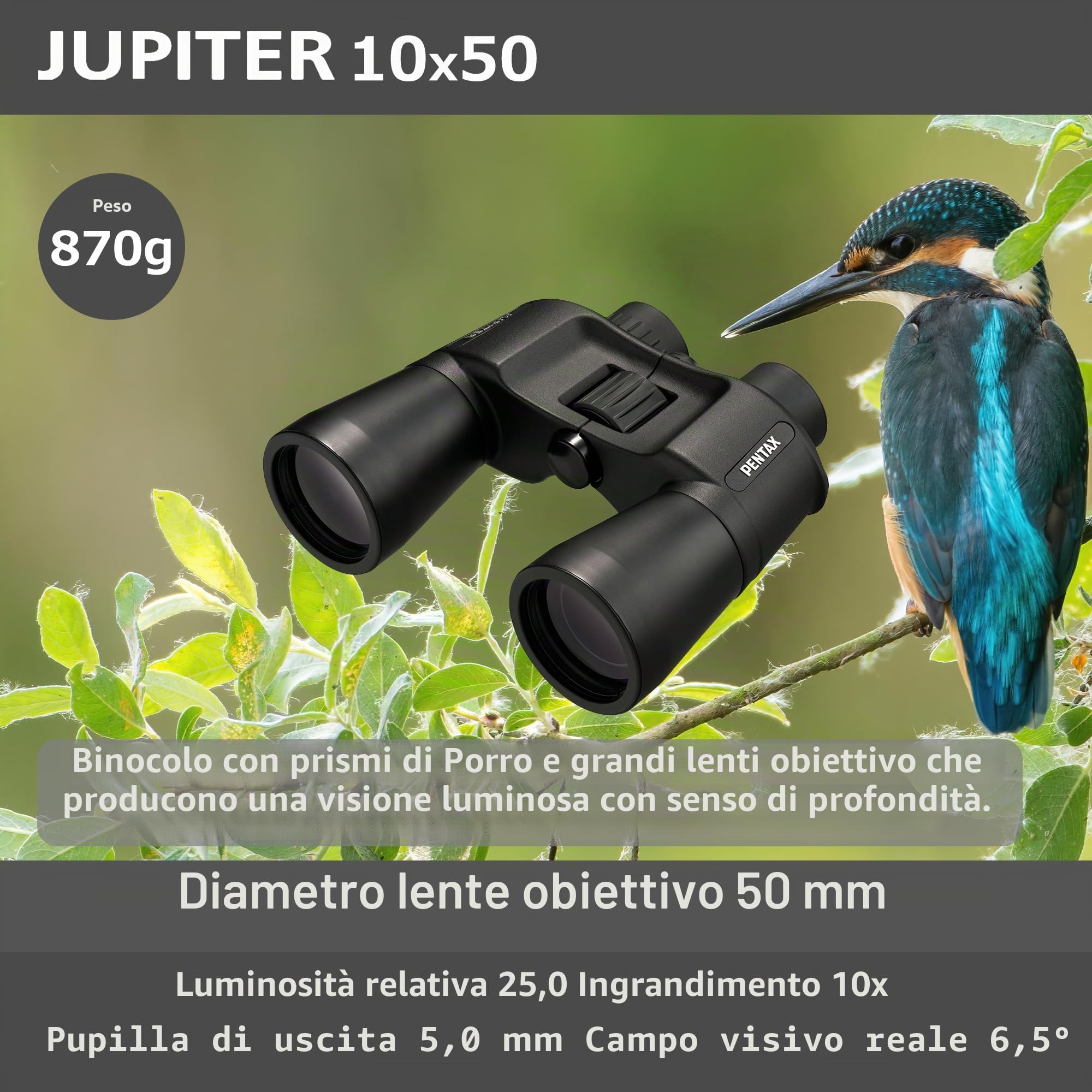 PENTAX Jumelles Jupiter 10x50