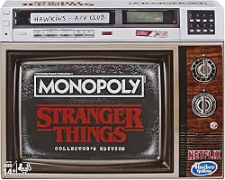Monopoly Game Stranger Things Collector's Edition Board Game for Ages