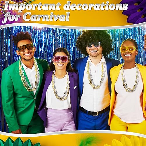 Miniatura 5 de 24 collares de mini signo de dólar de plata y oro, collares de cuentas de hip hop, decoraciones de fiesta de dinero falso, cadena de oro de plástico