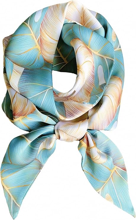 Silky Scarf for Women Soft Lightweight Long Head Scarves Fashion Accessory for Hair Neck Purse Scarfs Gift Silky Scarf for Women Soft Lightweight Long Head Scarves Fashion Accessory for Hair Neck Purse Scarfs Gift - Chic Brown Midi Dress Outfit Ideas: Elegant Blue and Brown Summer Style Aesthetic