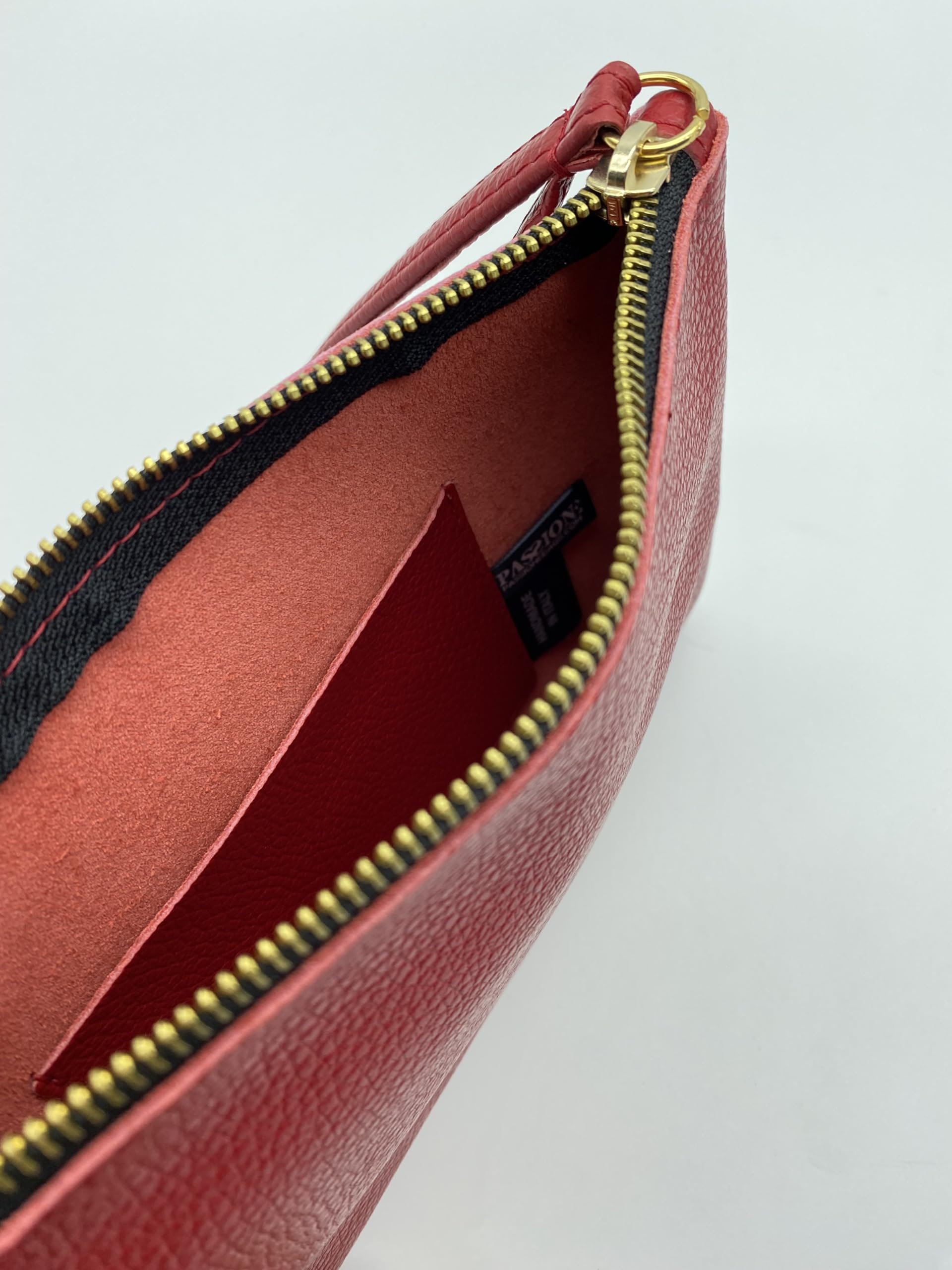 Set di Bustine Portatutto - 3 Astucci di diverse dimesioni - Custodie da tenere in borsa -Astuccio porta penne in Vera Pelle - Made in Italy
