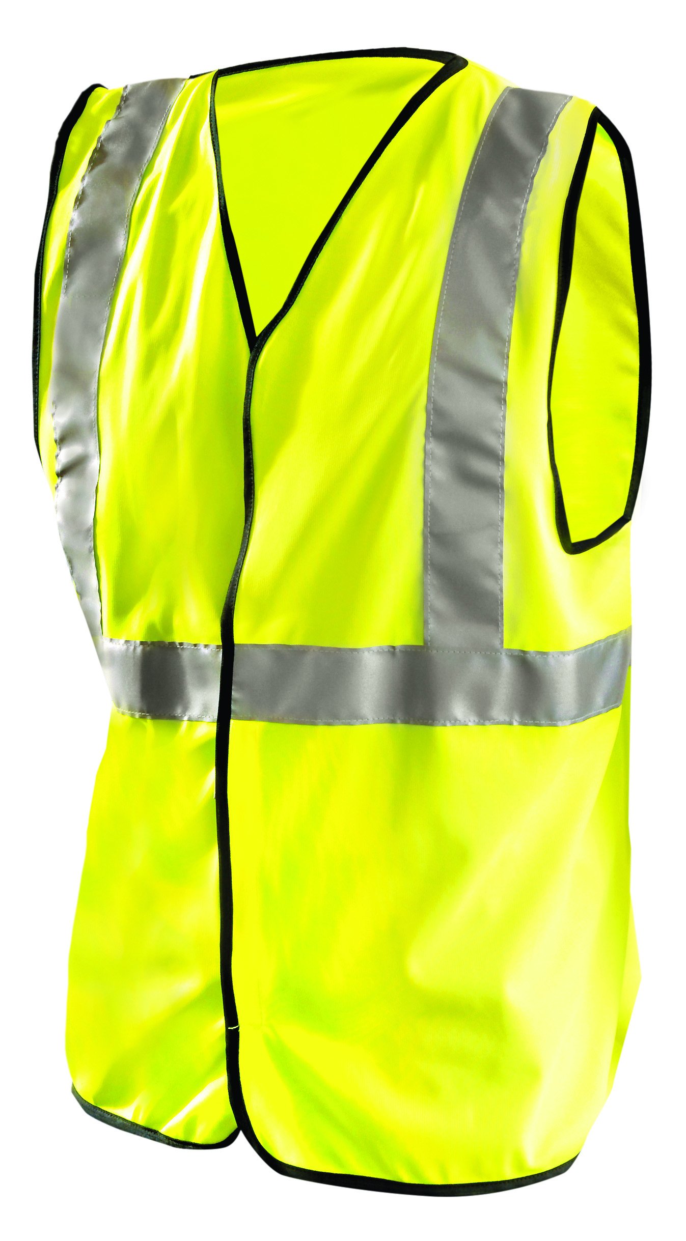 Occunomix LUX-SSG-Y5X Class 2 High Visibility Solid Standard Vest, 5X-Large, Yellow