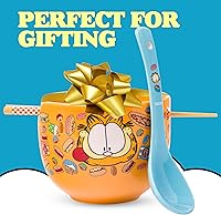 Vista 147 de Silver Buffalo The Powerpuff Girls Girl Power Featuring Blossom, Bubbles, and Buttercup Ceramic Ramen Noodle Rice Bowl with Chopsticks, Microwave