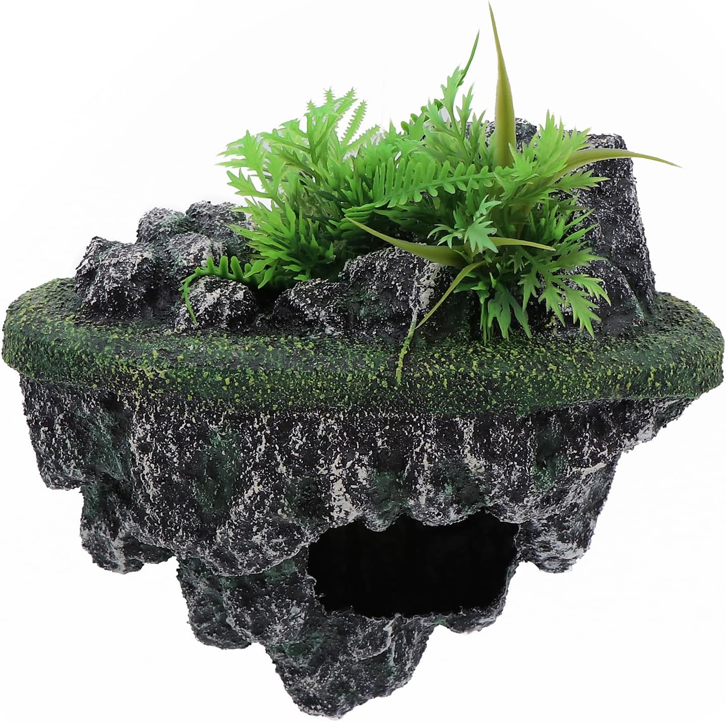 AQUA KT Turtle Floating Rock Tortoise Dock Basking Island Platform for Aquarium Pond Terrarium Habitat Decoration