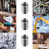 Vista 7 de Juego de 20 tuercas reductoras de rosca, M8 macho a M6 hembra rosca rosca rosca manguito perno tuercas de conversión, adaptadores de rosca