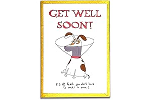 Funny Get Well Card with Dog