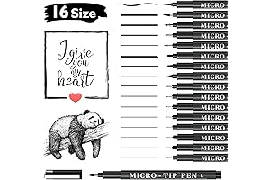 Vanstek Hand Lettering Pens for Beginners - 16 Pack Calligraphy Pens for...