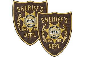 Sheriff's Office Embroidery Patch Armband Badge for Kids