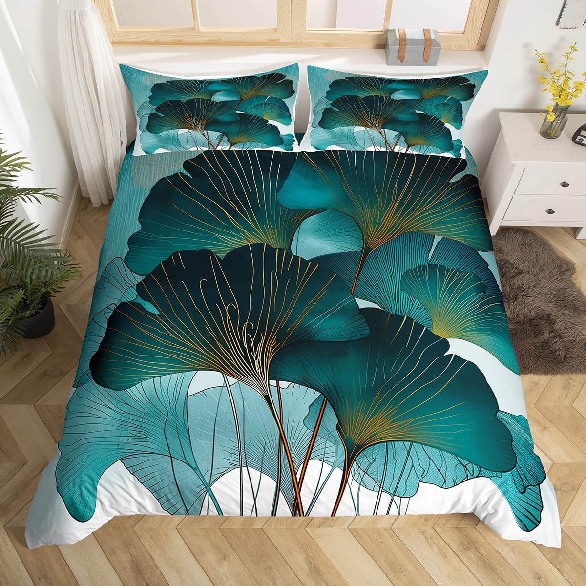 Leah Quilt Blue Juego De 3 Piezas Full / Queen Lush Decor 16T005046