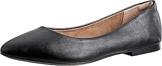 Amazon Essentials Women's Pointed-Toe Ballet Flat