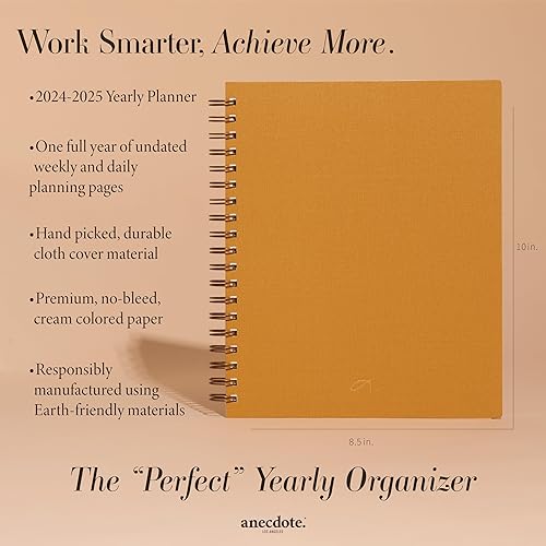 Miniatura 2 de Agenda anécdota 2024. Esta agenda diaria, semanal y mensual 2024-2025 con espiral cuenta con una impresionante cubierta Buckram de biblioteca,