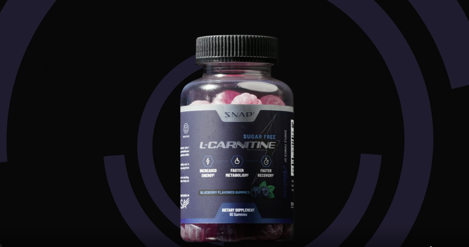 Amazon.com: Snap Supplements Gomitas de tartrato de L-carnitina sin azcar,  500 mg, suplemento de aminocidos para una recuperacin saludable del  ejercicio, metabolismo y energa*, 60 gomitas veganas, arndano (suministro  para 30 das) :