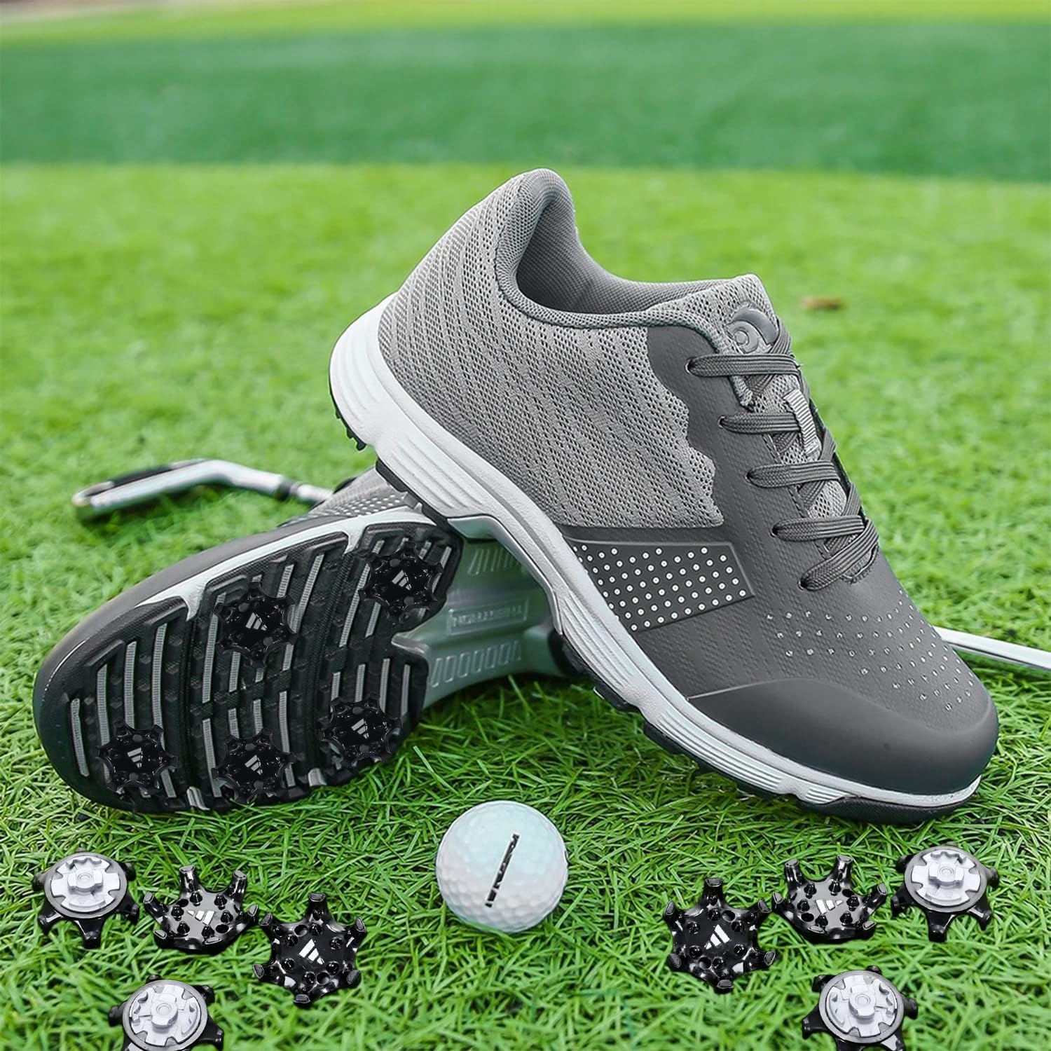 16 Stück Golfschuhstollen | Golfschuhspikes | Cricketspikes | Gewindespikes, Stollen für Golfschuhzubehör für Golfer