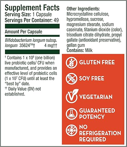 Miniatura 2 de Align Cápsulas de suplemento probiótico de 49 unidades (el embalaje puede variar)
