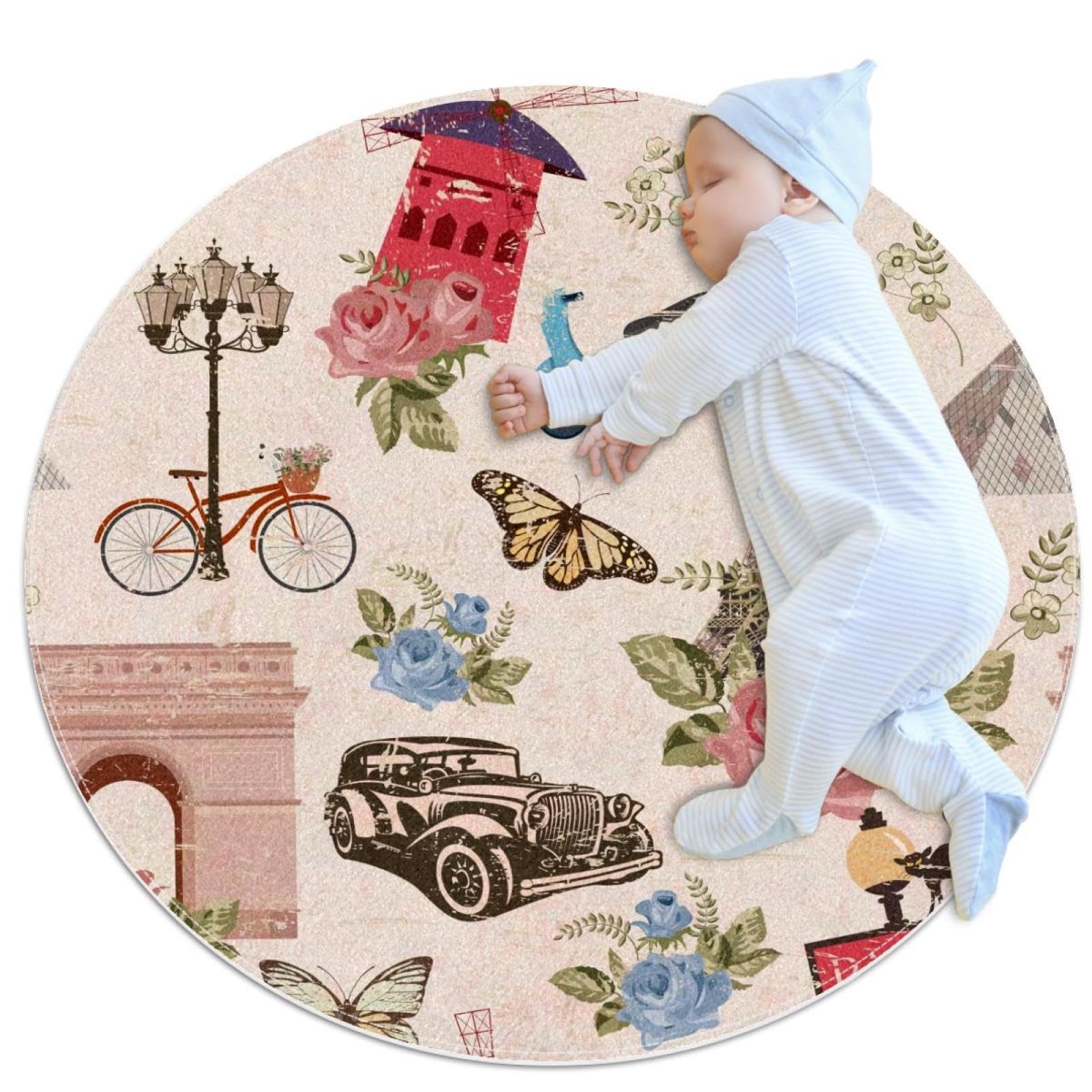 Tapis de salle de bain voyage parisien pour une ambiance poétique de chambre