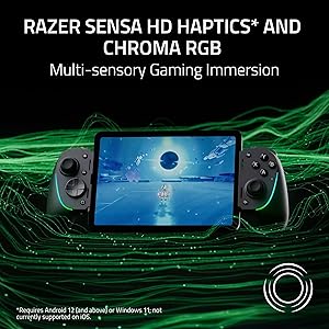 Razer Kishi Ultra Gaming Controller for Android, iPhone 15 & 16 Series, iPad Mini A17 Pro & 6 (USB C): Pro Controls - Ergonomic Grip - Stream PC, Xbox, PS5 Games on Mobile, Phone, Tablet - Chroma RGB