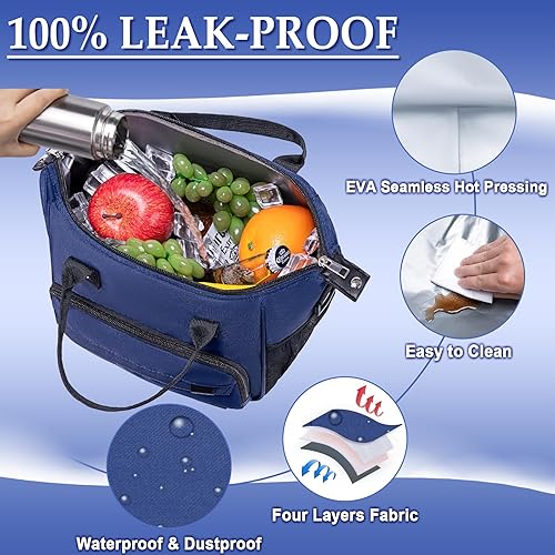 Miniatura 2 de TuErCao Bule - Lonchera térmica para mujer, para mujer, adulta, para el trabajo, enfriador de almuerzo para mujeres