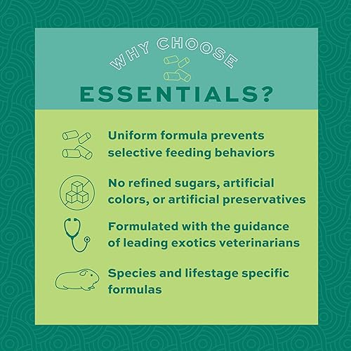 Miniatura 5 de Oxbow Essentials Guinea Pig Food - All Natural Food Pellets for Young Adult and Senior Guinea Pigs