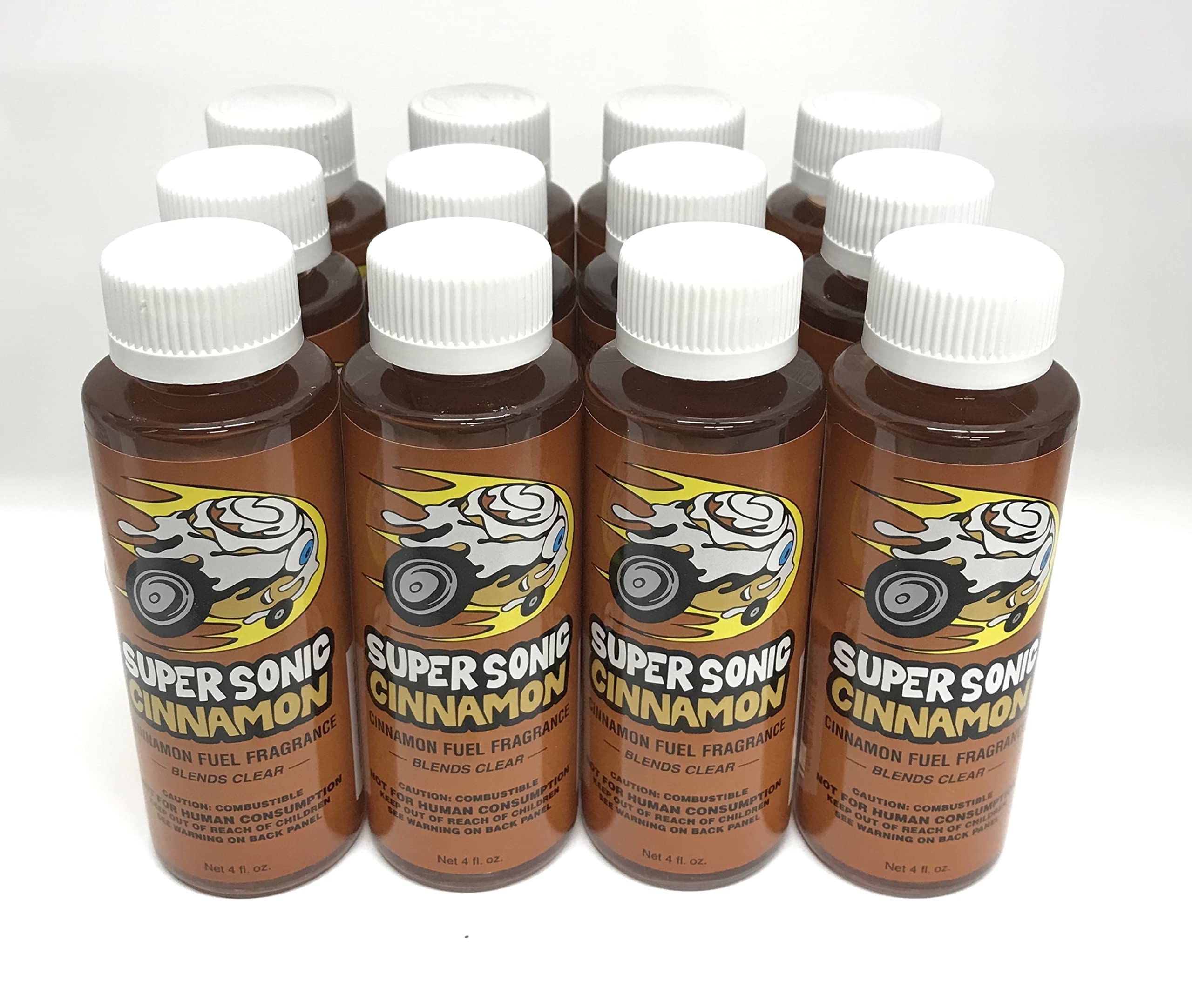 Power Plus Lubricants (12) Cinnamon Fuel Fragrance for Car, Motorcycle, ATV