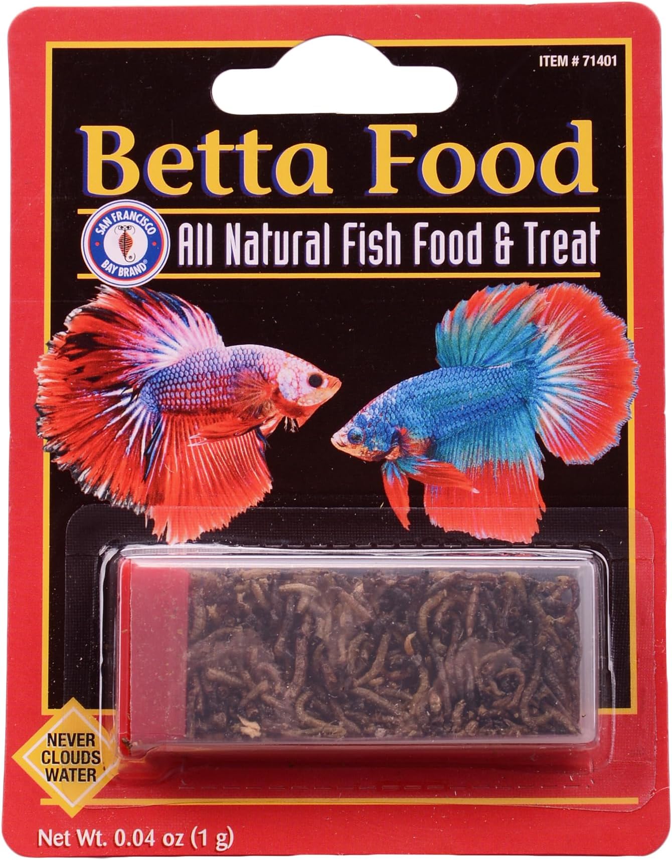San Francisco Bay Brand Fish Aquatic Supplies Freeze Dried Betta Food (1g)
