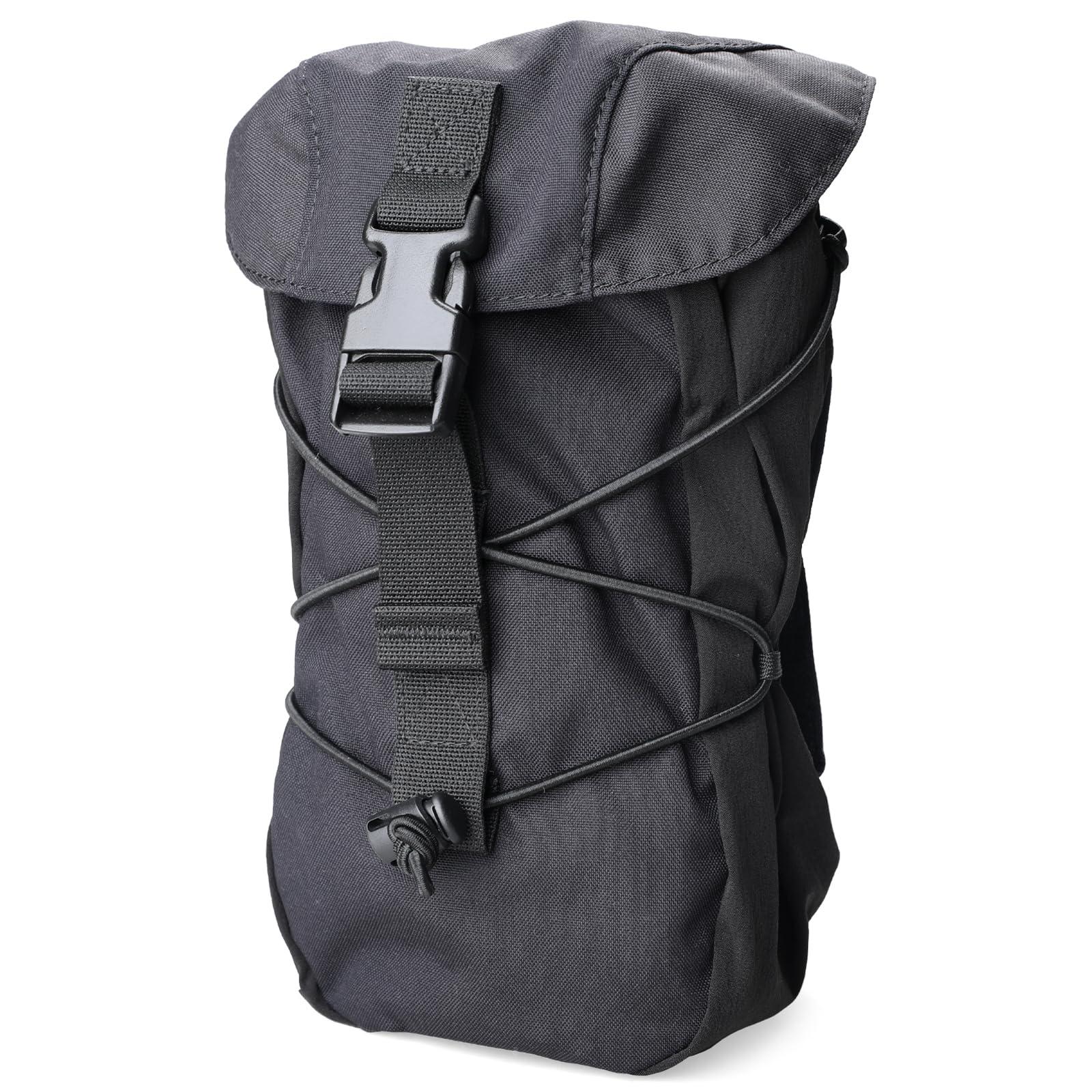 LIVANS Tactical Large Dump Pouch, Adjustable Drawstring Mag Utility Pouch Large EDC Tool Belt Pouch Molle Admin Pouch with Buckle Closure