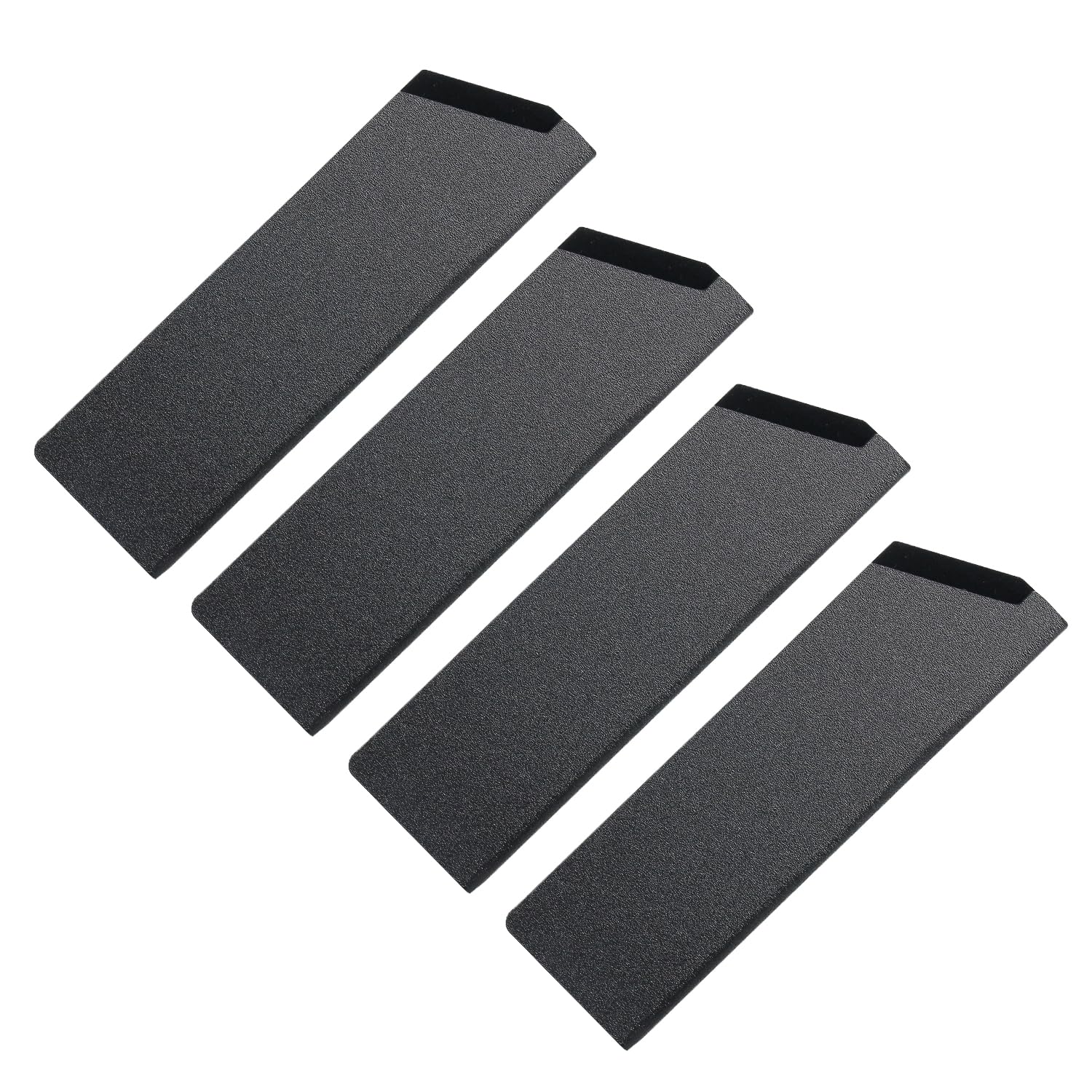AKZYTUE 4 Pcs Universal Knife Edge Guards for 7" Blade, Kitchen Safety Sheath Sleeves, ABS Cover Case, Blade Protectors
