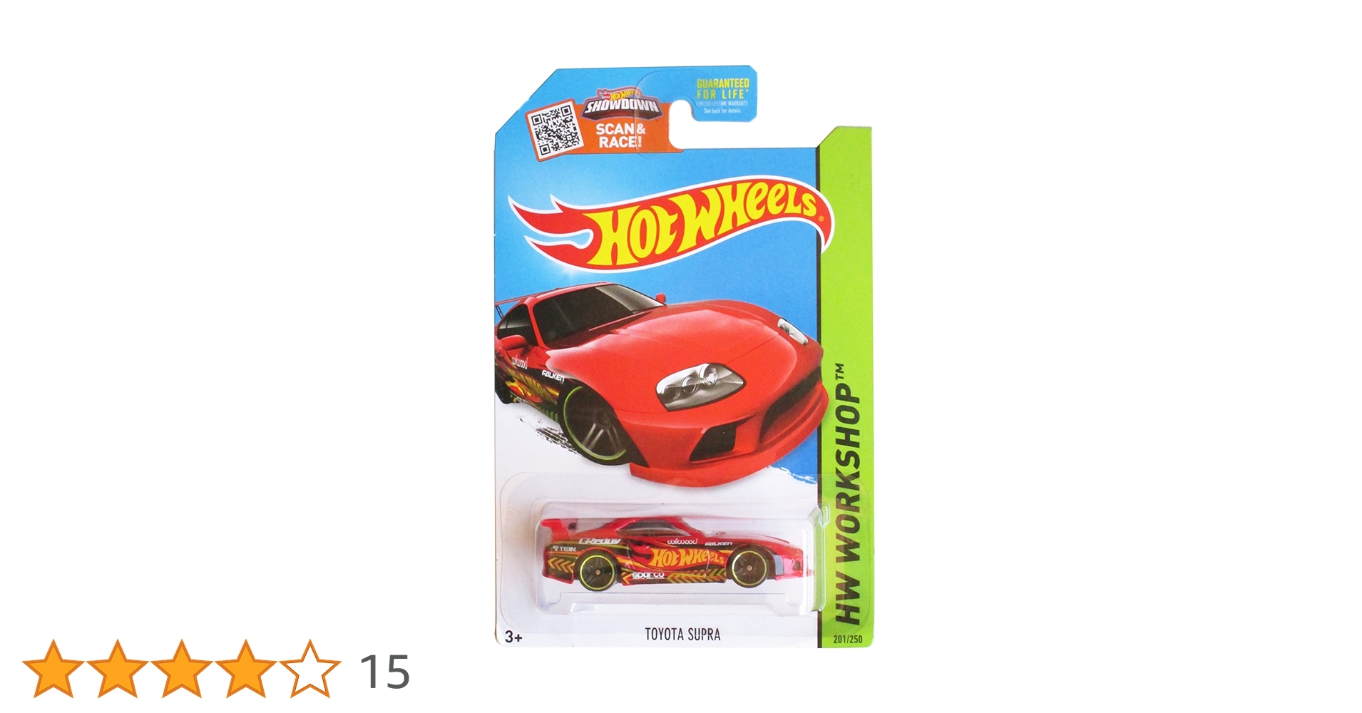 Hot Wheels トヨタ スープラ 赤 201/250 未開封 Amazon | Hot Wheels, 2015 HW Workshop, Toyota Supra [Red
