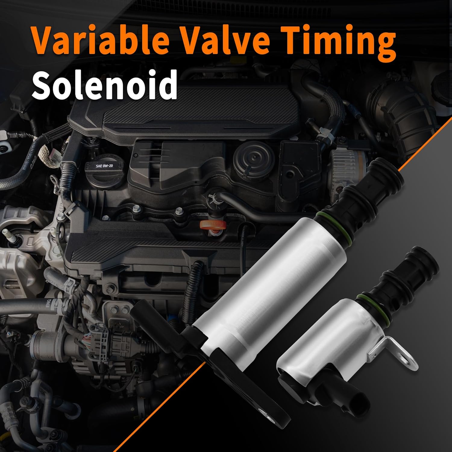 Intake & Exhaust Variable Valve Timing VVT Solenoid Compatible with Grand Cherokee, Wrangler, Gladiator, Fit for Dodge Durango, Ram 1500, Chrysler Pacifica, Voyager