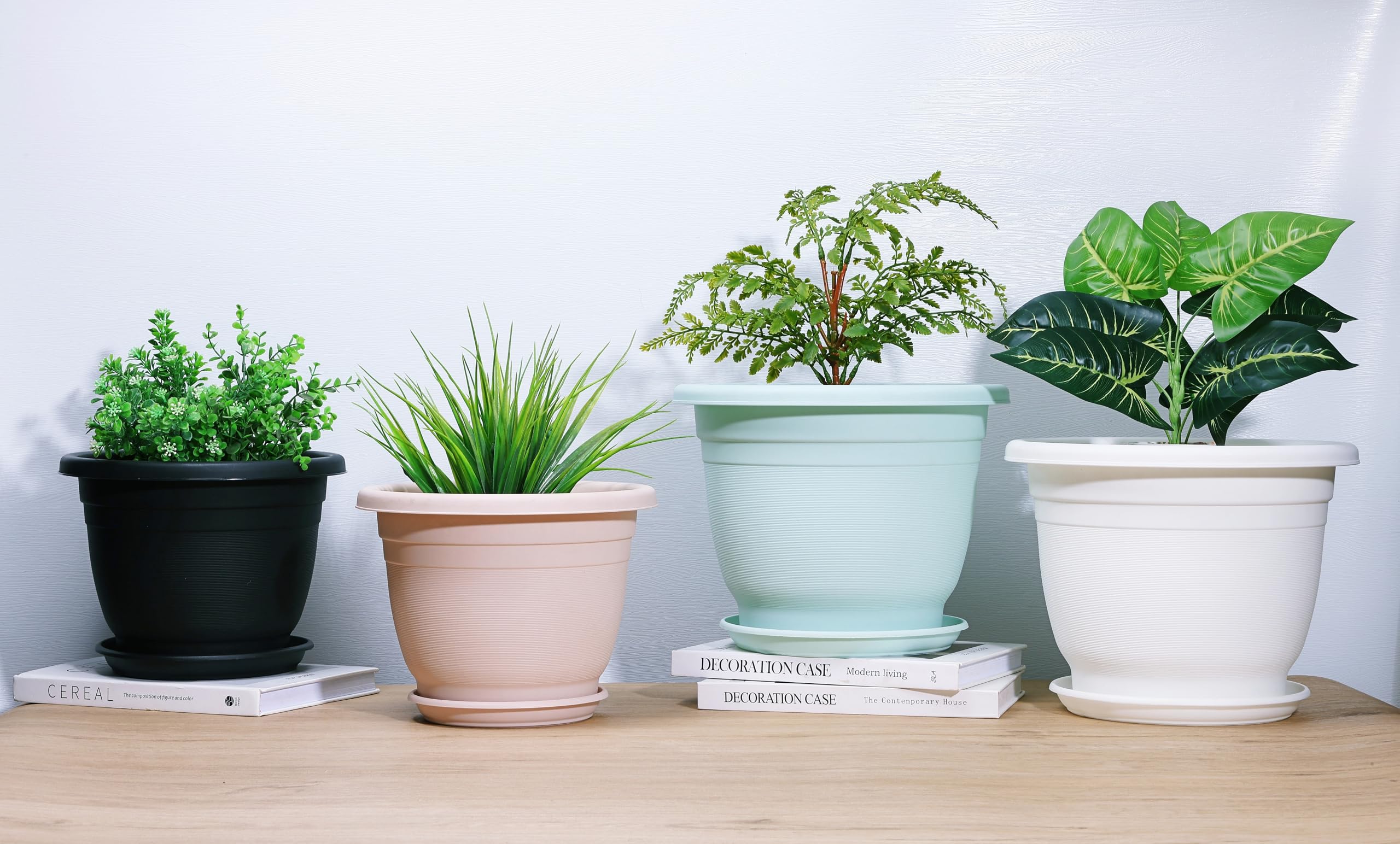 8 inch plant pot 8 Inch Azalea Pot, (Qty.20), 8" Green Nursery and Greenhouse Container   Starting Gardens
