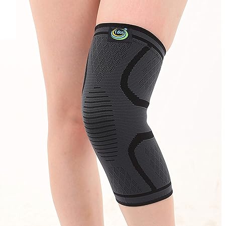Tdas knee caps for women men support cap brace knee pain relief arthritis pad ligament tear gym squats compression for running supporter - ONE PIECE (Small)