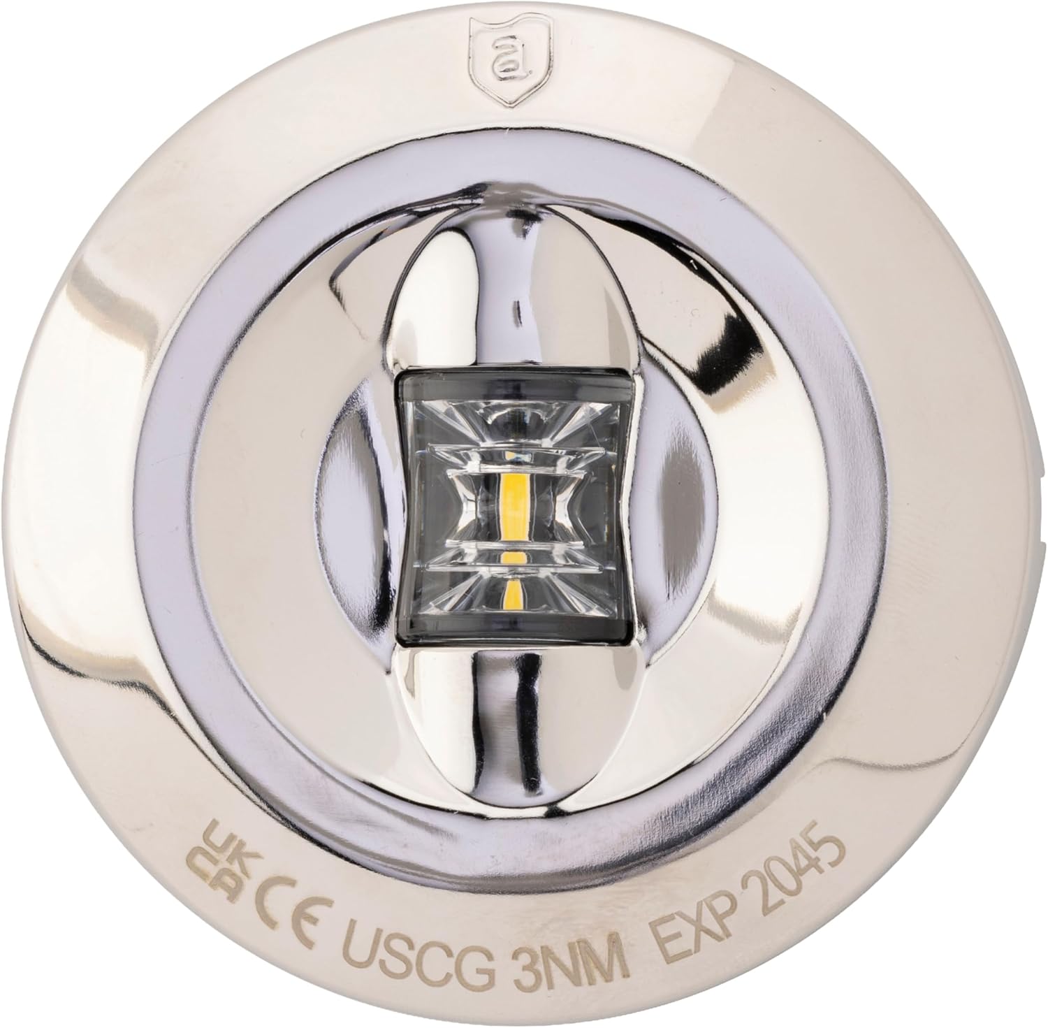 attwood 6556-7 Universal Watertight Marine Boat LED Round 3 Nautical Mile Transom Light