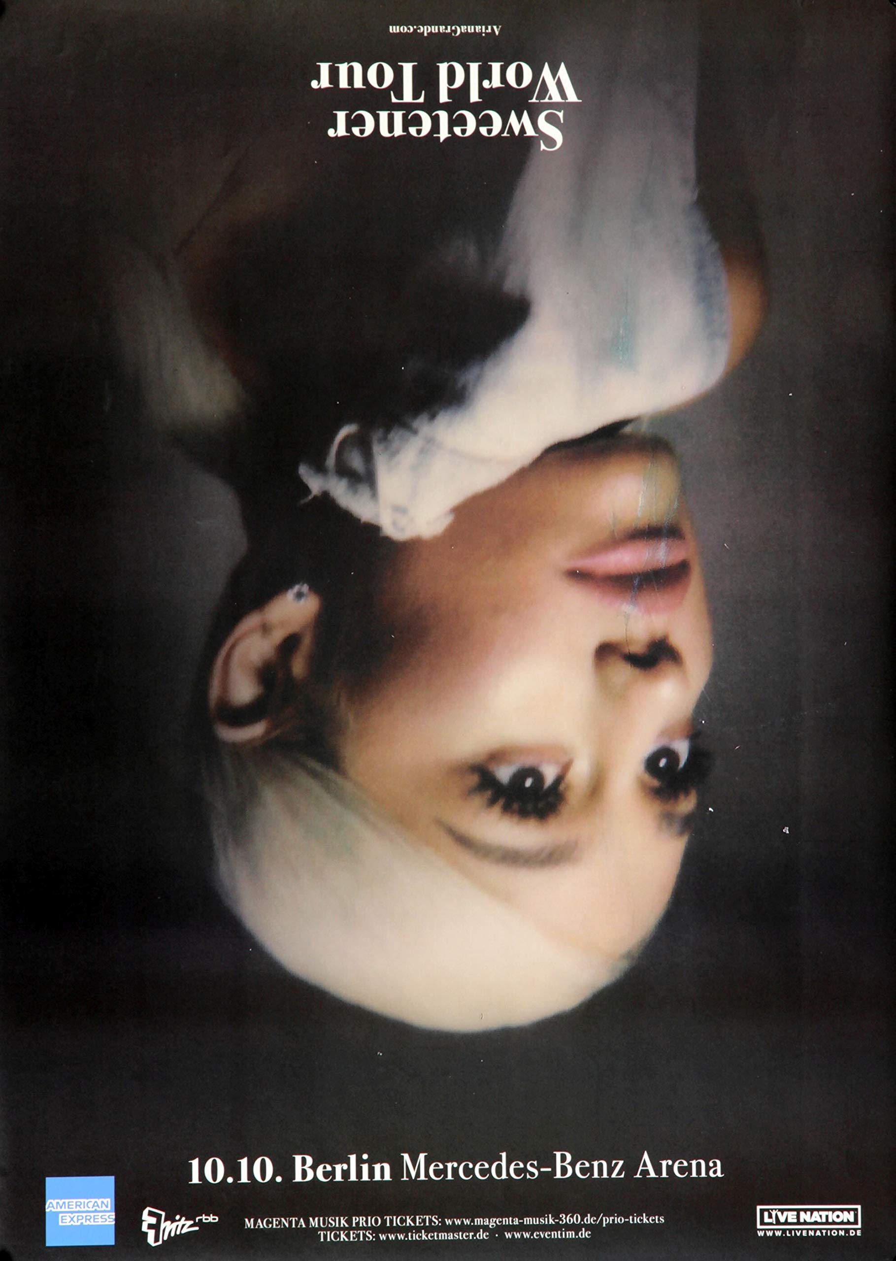 Ariana Grande - Sweetener World, Berlin 2019 » Konzertplakat/Premium Poster | Live Konzert Veranstaltung | DIN A1 «