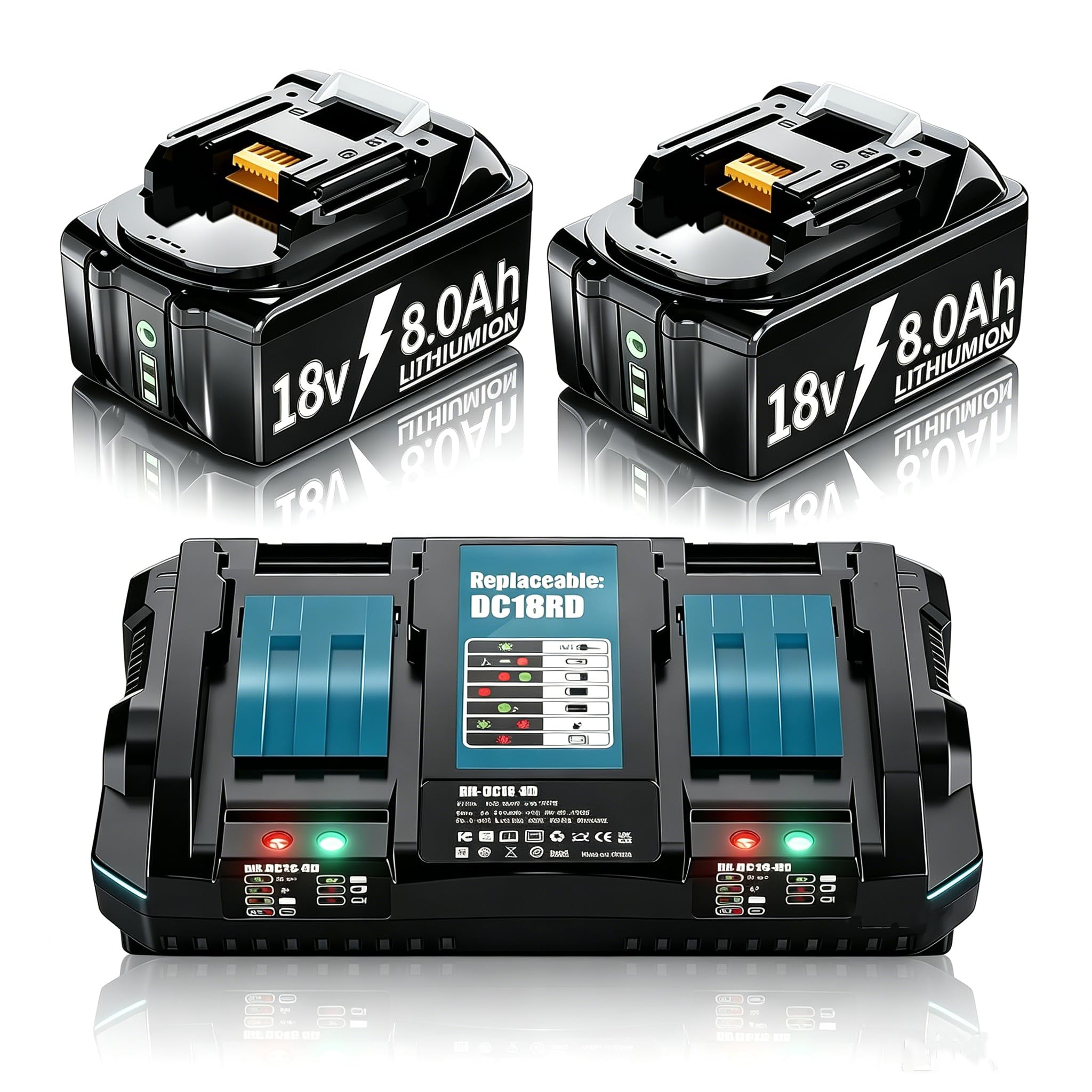 Ersatzakku Li-Ionen für BL1830 BL1820