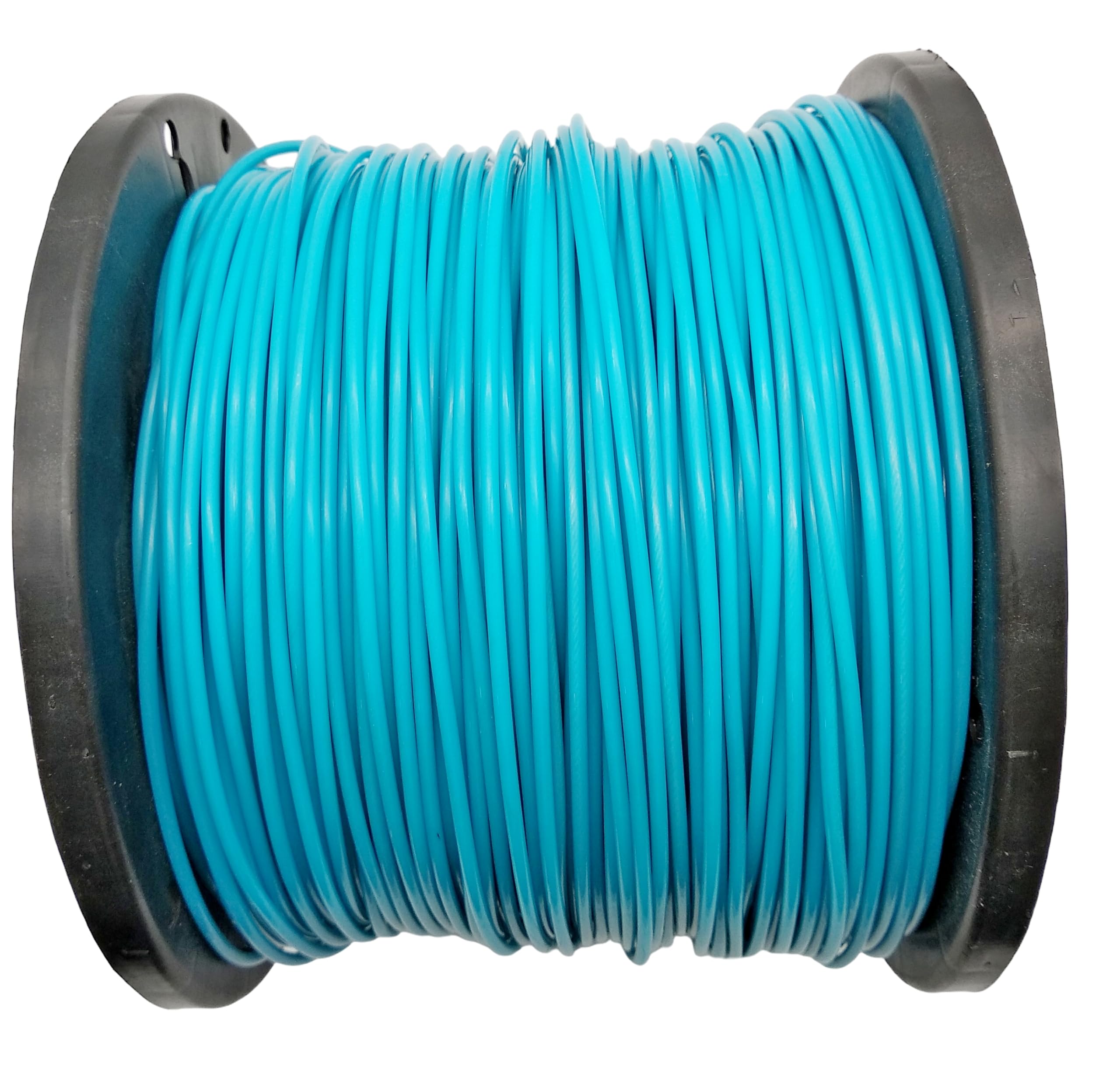 Filo per decespugliatore, 200 m x 2,7 mm, rotondo, doppio nucleo in acciaio, per decespugliatore, decespugliatore
