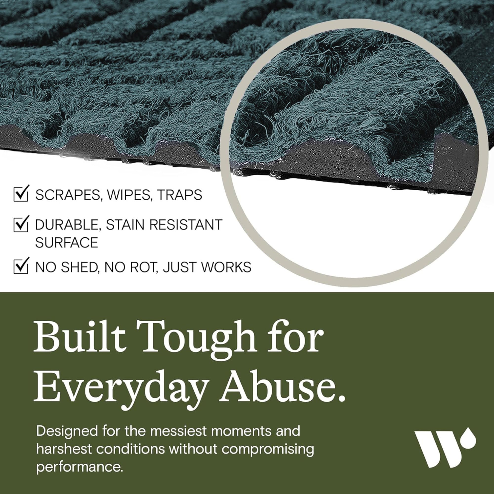WaterHog Stair Treads - All Weather Outdoor & Indoor -4 WaterHog Stair Treads - All Weather Outdoor & Indoor -4